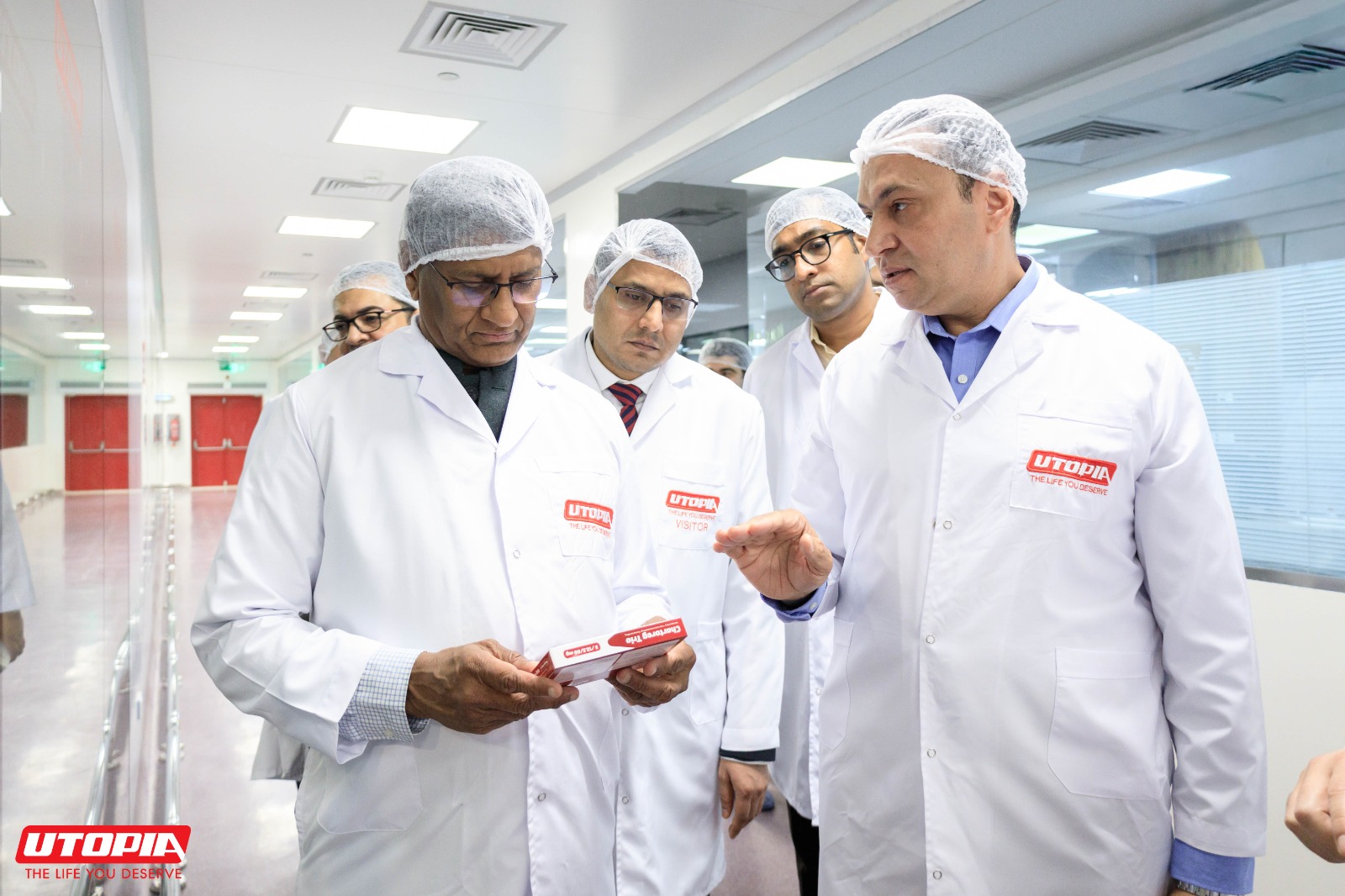 Utopia Pharmaceutical Industries welcomed H.E. Suresh K. Reddy, Ambassador of the Republic of Ind
