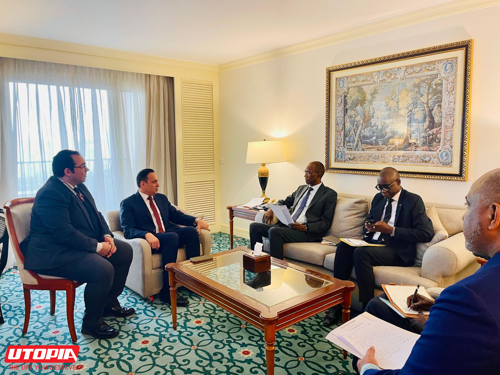 Chairman of Utopia Pharma Meets Senegal’s Minister of Foreign Affairs to Strengthen Cooperation in Pharmaceutical Manufacturing