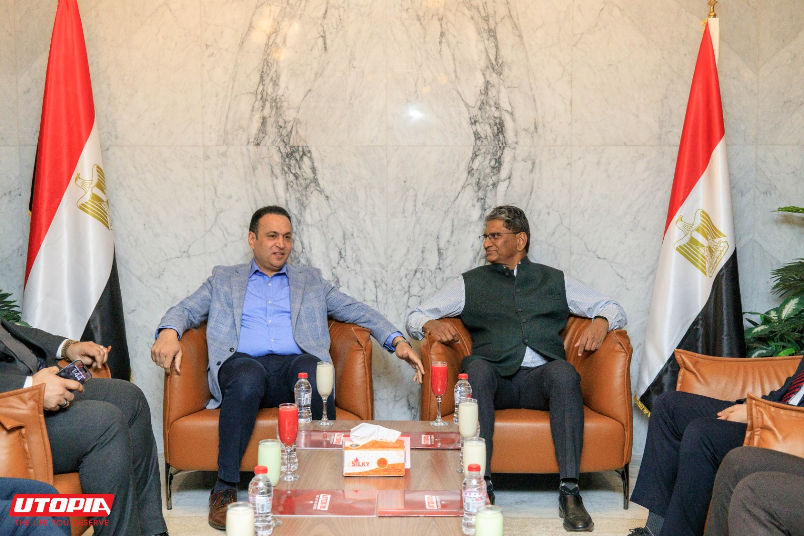 Utopia Pharmaceutical Industries welcomed H.E. Suresh K. Reddy, Ambassador of the Republic of Ind