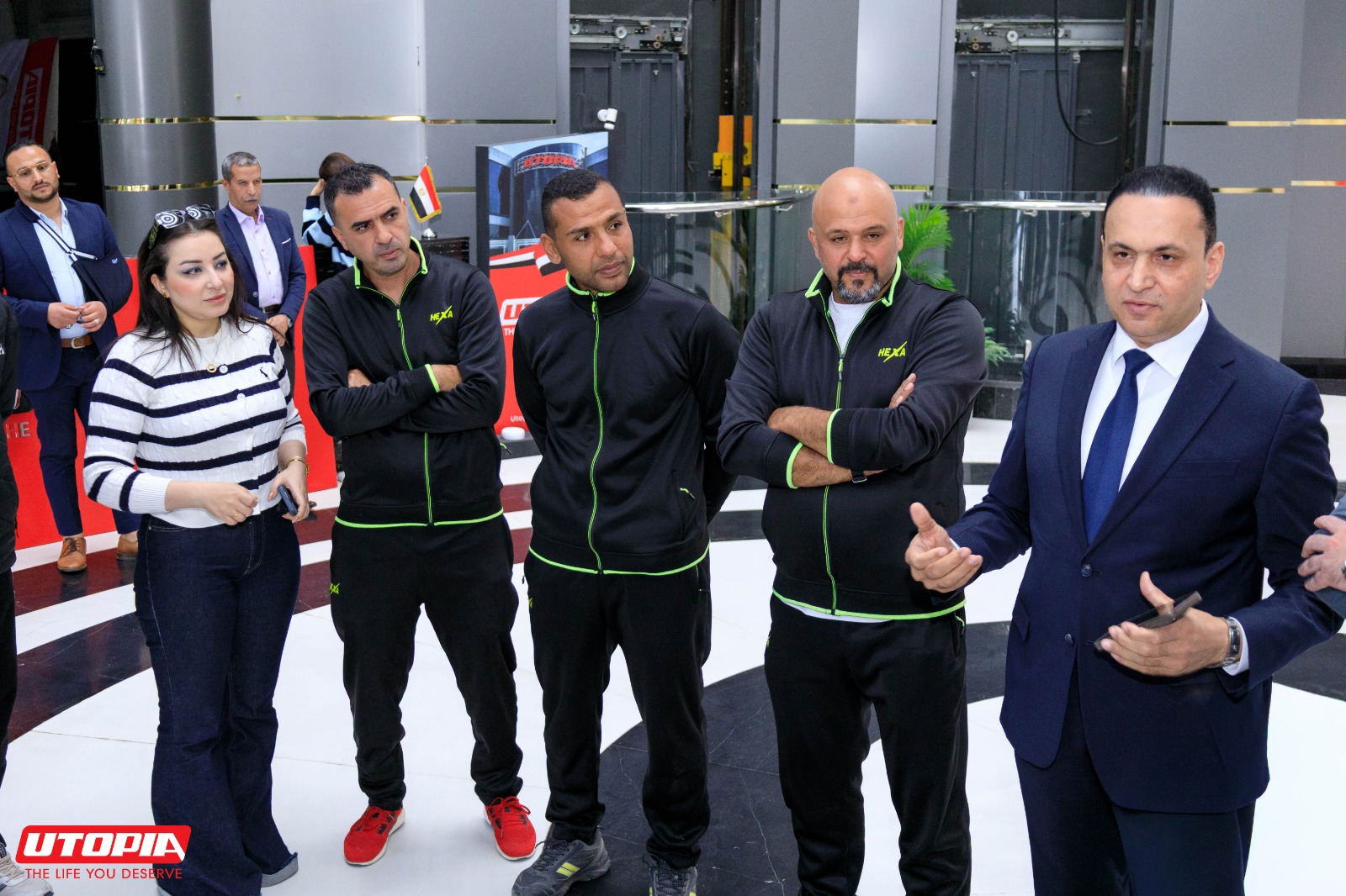 Dr. El Saied Kamel, CEO of Utopia Pharma, member of the Board of the Chamber of the Pharmaceutical Industry, and Head of the Pharmaceuticals Division, honored Sharkia Hockey Team 