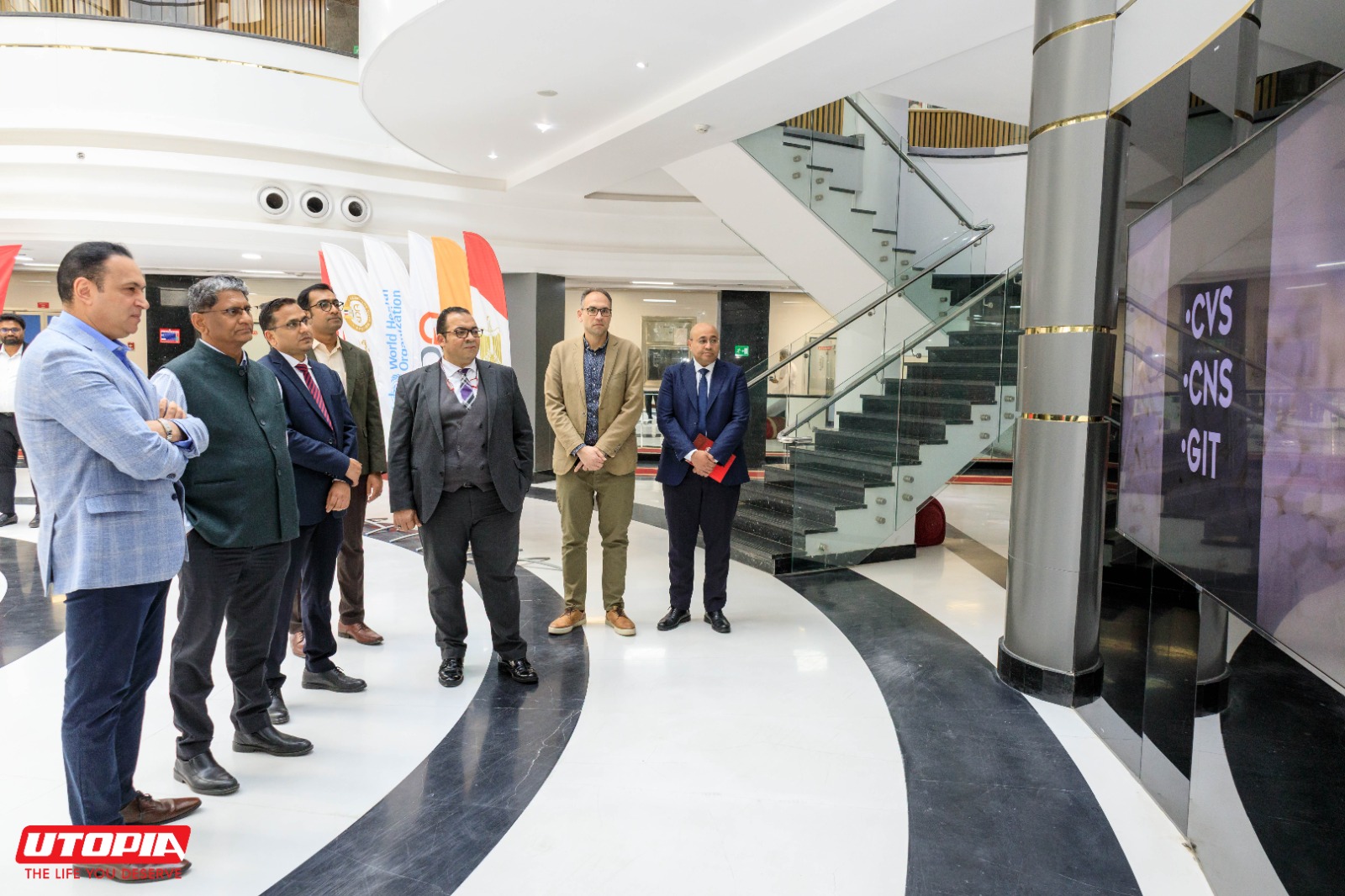 Utopia Pharmaceutical Industries welcomed H.E. Suresh K. Reddy, Ambassador of the Republic of Ind