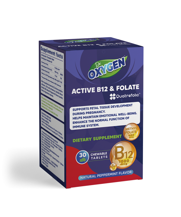 Dr. Oxygen Active B12 and Folate