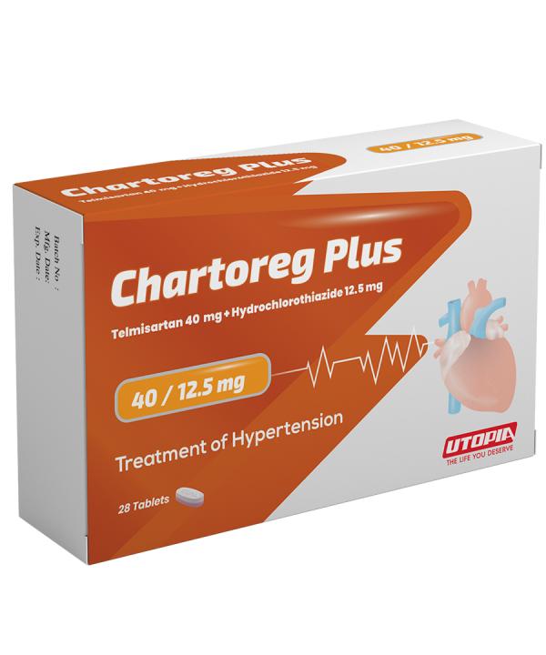 Chartoreg Plus 40 mg/12.5 mg tablets 