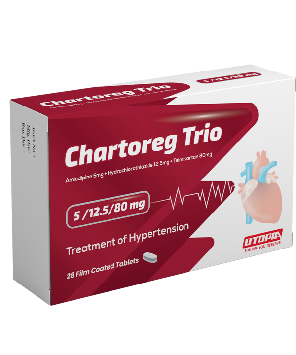 Chartoreg Trio  5 mg/12.5mg/80mg