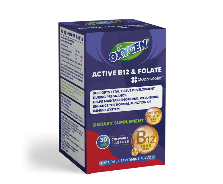 Dr. Oxygen Active B12 and Folate