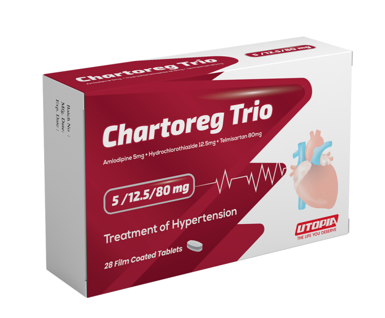 Chartoreg Trio  5 mg/12.5mg/80mg