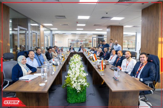 "Utopia Pharmaceutical Industries got a license to operate its factory in the 10th of Ramadan City"